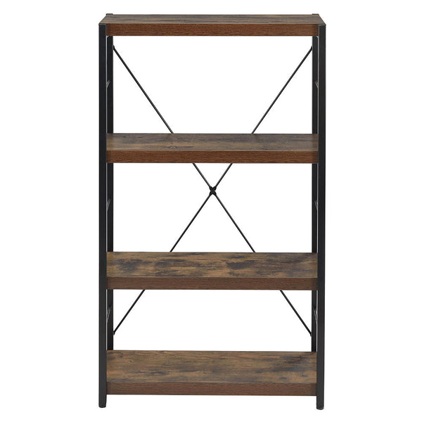 Bob - Bookshelf - Weathered Oak & Black