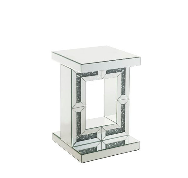 Noralie - Accent Table - Mirrored - 24"