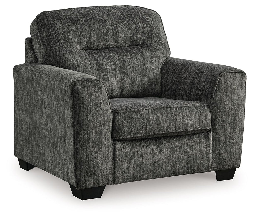 Lonoke - Chair And A Half, Ottoman Dark Gray