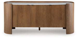 Fitzroy - Accent Cabinet - Brown / White