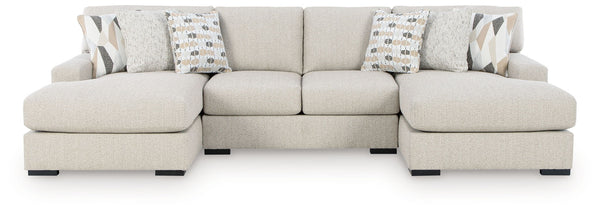 LaureLGrove - Sectional Pearl Silver 3 Pc. Double Chaise Sectional