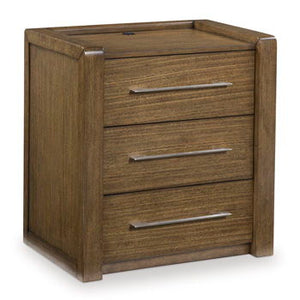 Marxmore - Three Drawer Night Stand - Brown