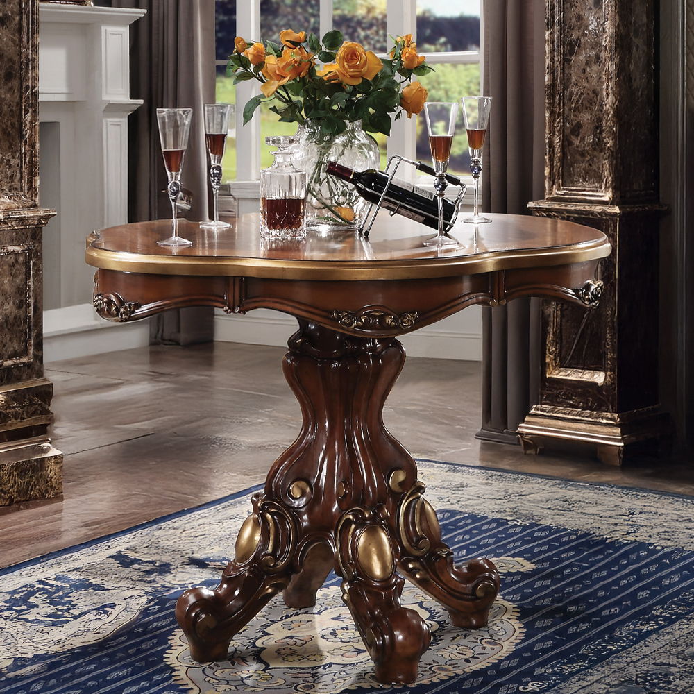 Picardy - Counter Height Table Antique Pearl