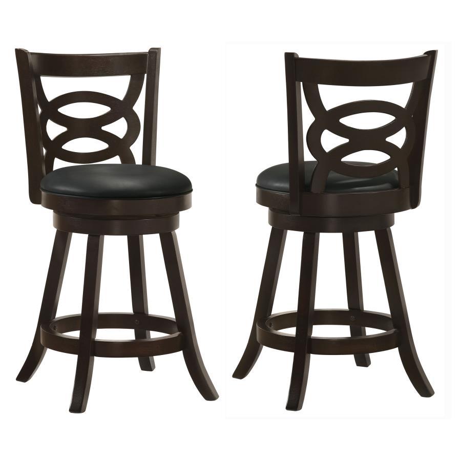 Calecita - Wood Swivel Counter Stool (Set of 2)