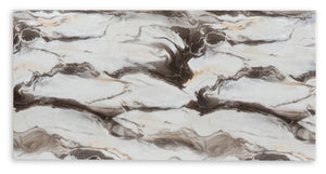 Jeshina - Dining Table - Dark Brown / Beige