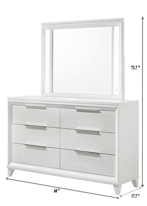 Cressida - Dresser - White