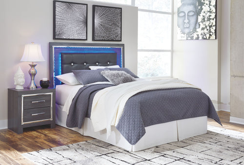 Lodanna - Upholstered Panel Bed Gray