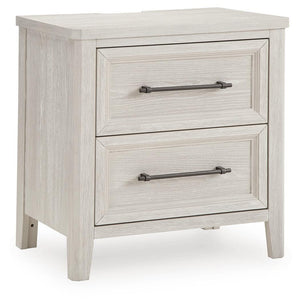 Darbonton - Two Drawer Night Stand - Dove White