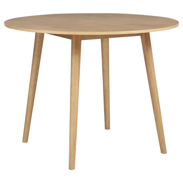 Andrews - Round Dining Table Light Brown Counter Tables