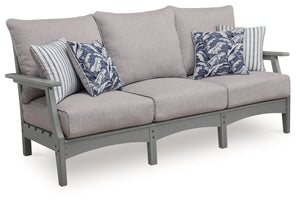 Cove Beach - Sofa With Cushion - Gray