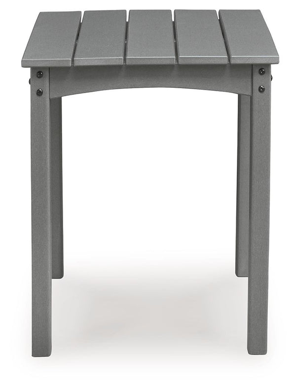 Cove Beach - Square End Table - Gray