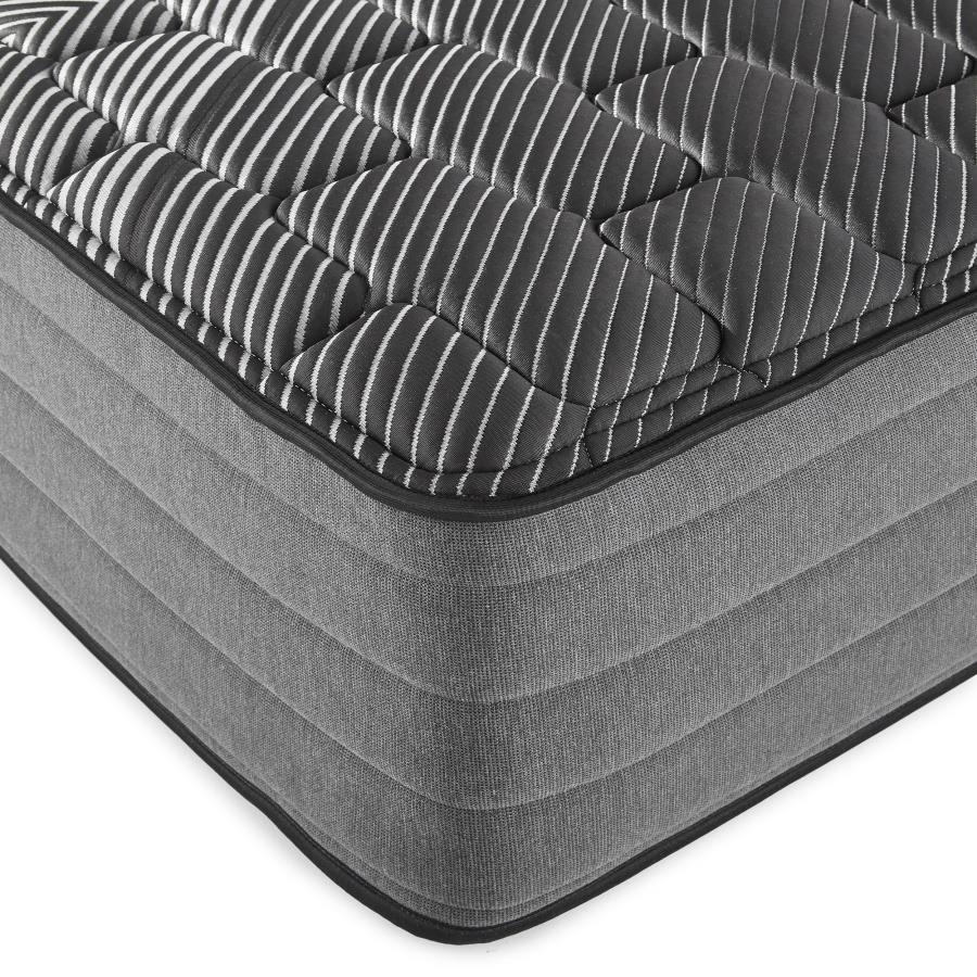 Montlake - 14" Cool Firm Memory Foam Hybrid Mattress Dark Gray