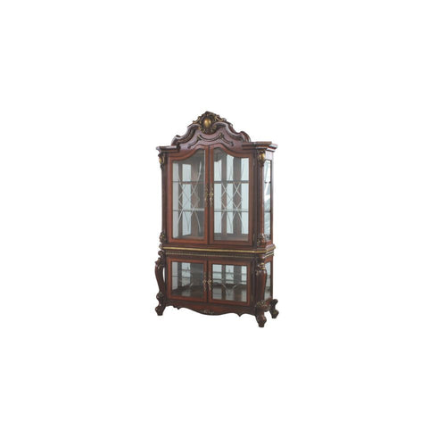 Picardy - Curio Cabinet Cherry Oak