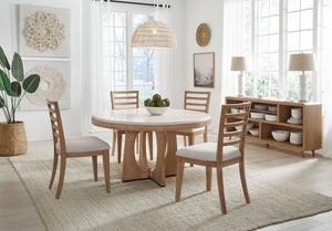 Escape - Open Multi-Purpose Console - Glazed Natural Oak