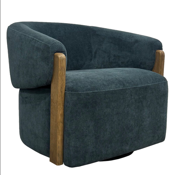 Finley - Swivel Accent Chair Island Teal 1 Piece