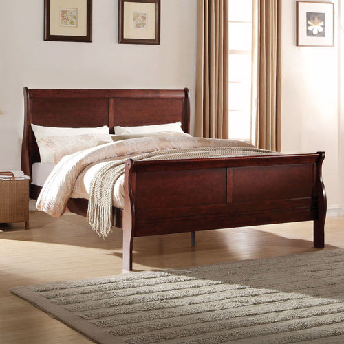 Louis Philippe - Bed (FB 29"H) Cherry Queen