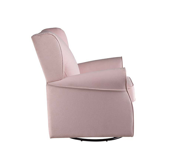 Tamaki - Swivel Chair - Pink Fabric