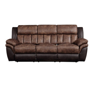 Jaylen - Sofa - Toffee & Espresso Polished Microfiber