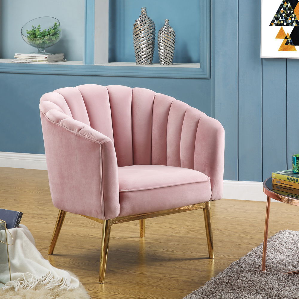 Colla - Accent Chair Blush Pink