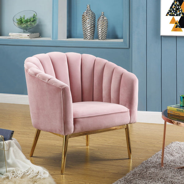 Colla - Accent Chair Blush Pink