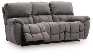 Bakerstein - Power Reclining Sofa With Adjustable Headrest - Galaxy