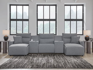 ModMax II - Salt And Pepper - Reclining Sectional
