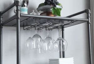 Brantley - Wine Rack - Antique Oak & Sandy Gray