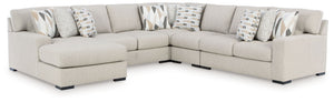 LaureLGrove - Sectional Pearl Silver 5 Pc. Left Arm Facing Corner Chaise Sectional