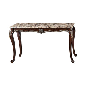 Maximus - Marble Table Dark Brown Console Tables