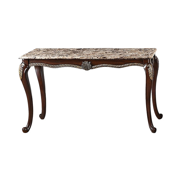 Maximus - Marble Table Dark Brown Console Tables