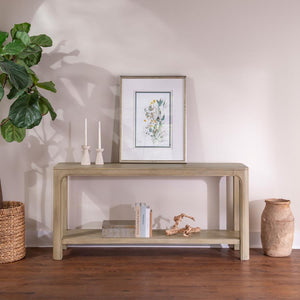 Solano - 64" Entryway Console Sofa Table - Weathered Mango