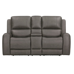 Belmont - Zero Gravity Power Reclining Tilt Console Loveseat P3 - Autumn Fog