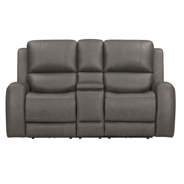 Belmont - Zero Gravity Power Reclining Tilt Console Loveseat P3 - Autumn Fog