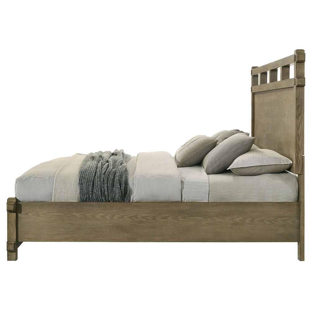 Colton - Panel Bed Antique White Oak
