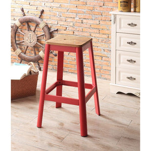 Jacotte - Bar Stool (1Pc) Red