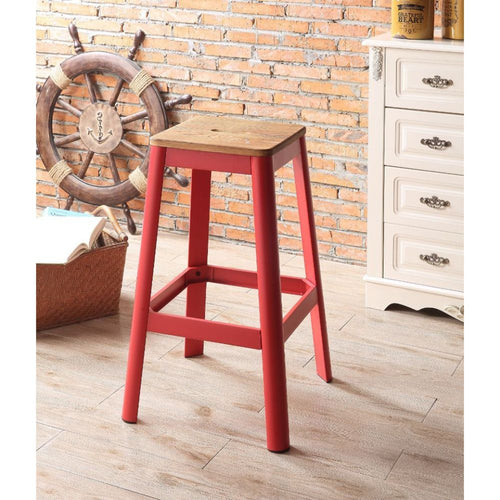 Jacotte - Bar Stool (1Pc) Red