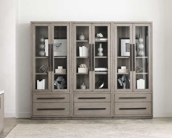 Pure Modern - Glass Door Cabinet - Moonstone