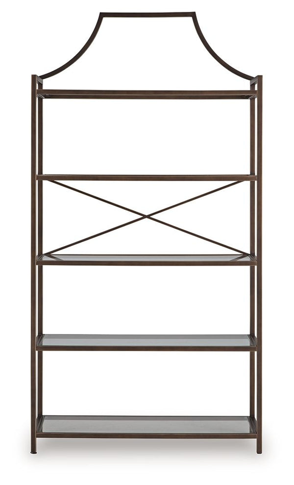 Bernonly - Antique Bronze Finish - Bookcase