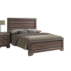 Lyndon - Bed Weathered Gray King
