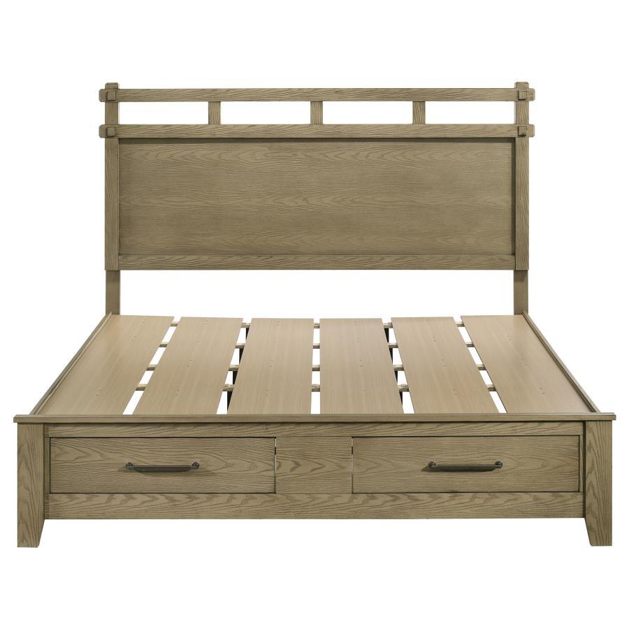 Hazlewood - Storage Bed Light Brown