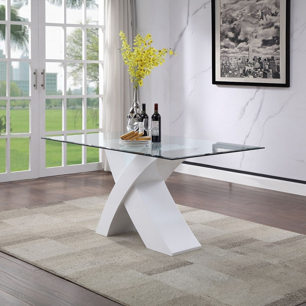 Pervis - Dining Table White