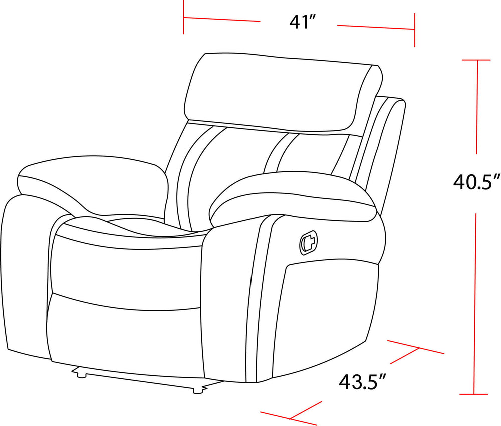Theon - Manual Glider Reclining Sofa Set