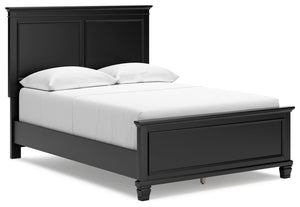 Lanolee - Panel Bed Black Full None