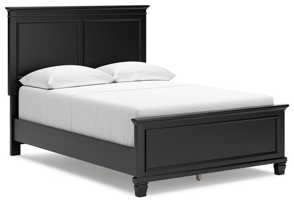Lanolee - Panel Bed Black Full None