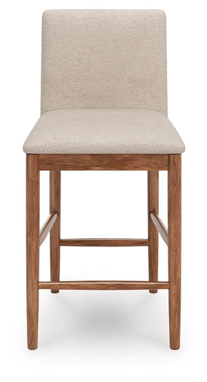 Isanti - Upholstered Barstool (Set of 2) - Light Brown