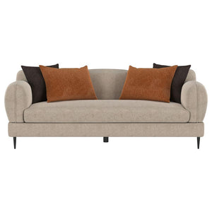 Jade - Chenille Upholstered Modern Track Arm Sofa