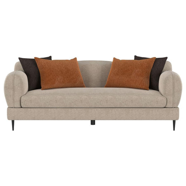 Jade - Chenille Upholstered Modern Track Arm Sofa