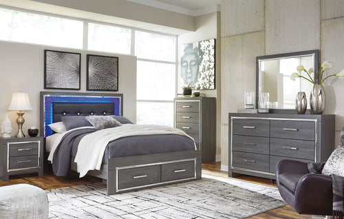 Lodanna - Storage Bed Set Gray