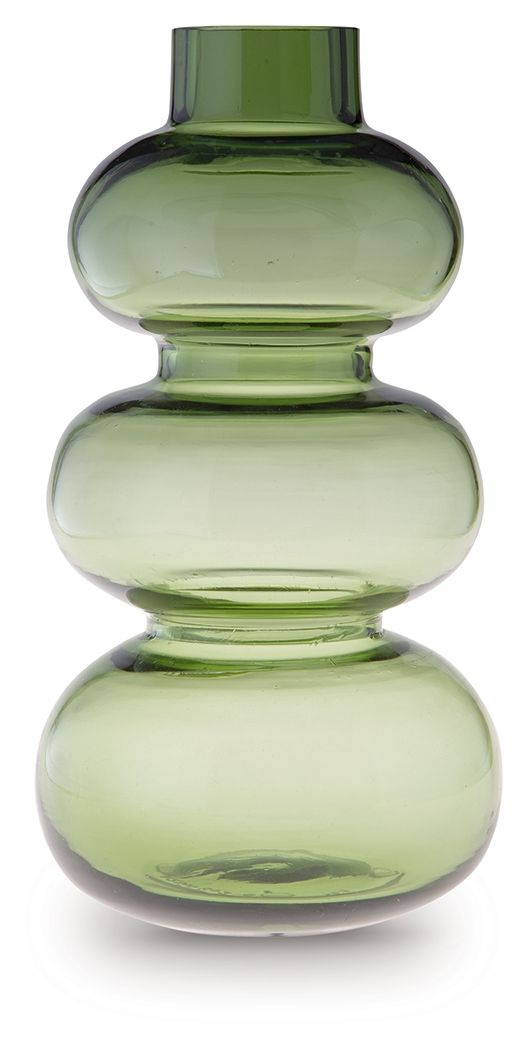 Renethorne - Vase Green 6"W x 6"D x 12"H
