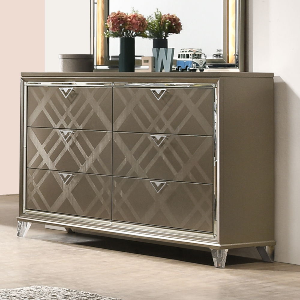 Skylar - Dresser Dark Champagne